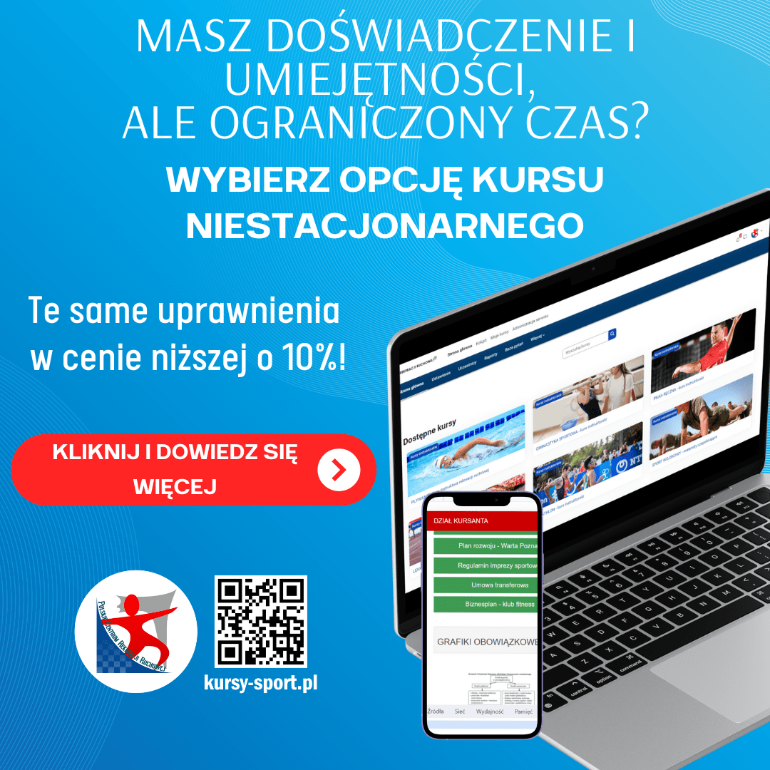 Kursy instruktorskie online - Polskie Centrum Rekreacji Ruchowej